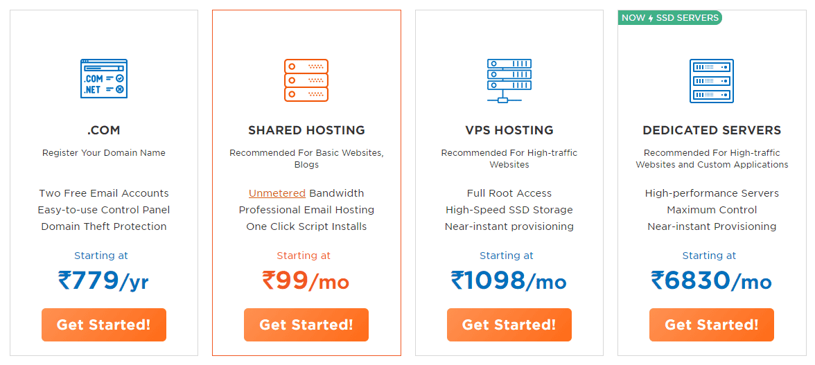 HostGator Hosting Pricing and Features