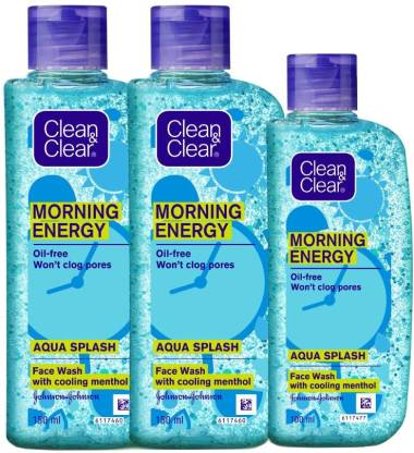 Flipkart - Flipkart: Clean & Clear Morning Energy Aqua Splash Face Wash  (400 ml)