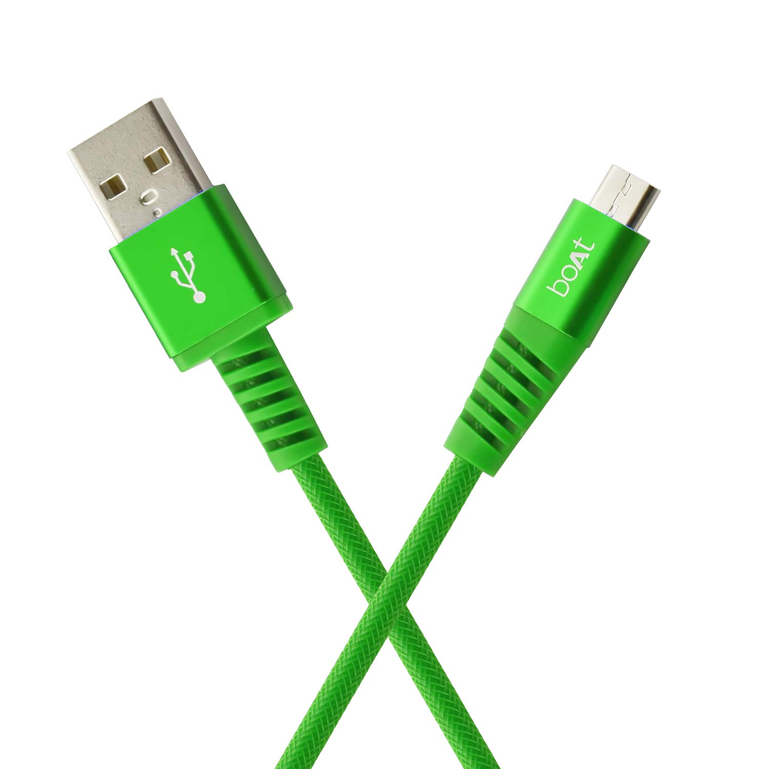 Amazon - Amazon: boAt Rugged v3 Extra Tough Unbreakable Braided Micro USB Cable 1.5 Meter (Black)