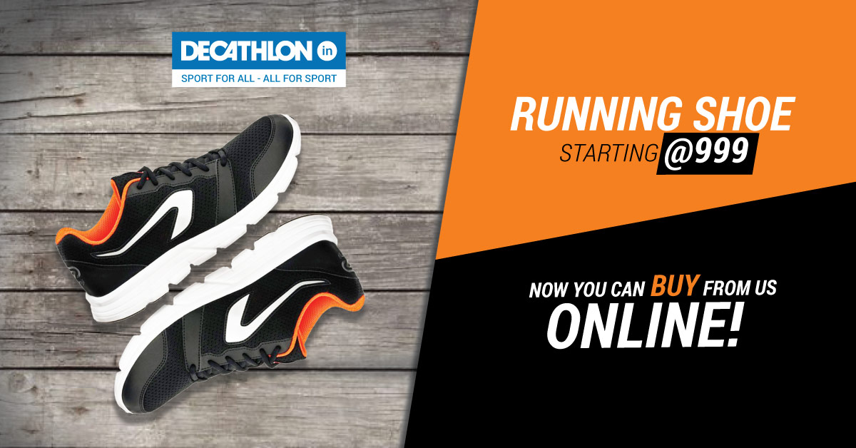 Decathlon - Decathlon: Running Shoe Starting @599 + Extra 1.5% Cashback