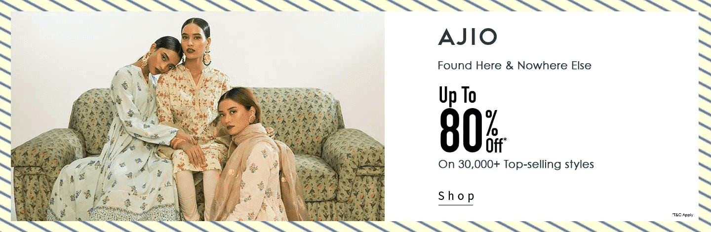Ajio Coupons, Ajio Deals, Ajio Coupon