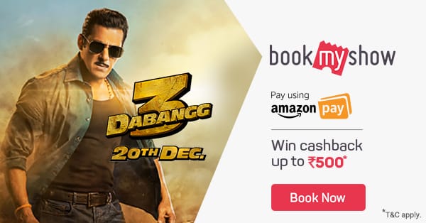 DABANGG - 3 Movie Tickets