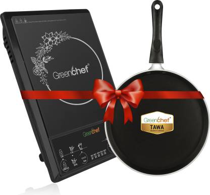 59% off on Green chef Maxo Induction 2000W + 250IB Tawa Induction Cooktop